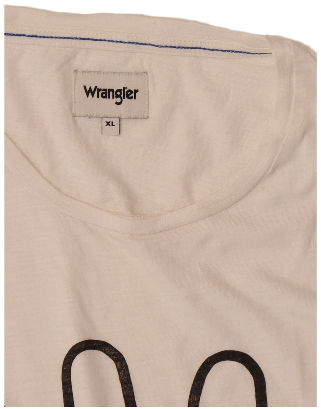 Ανδρικό γραφικό T-Shirt WRANGLER Top XL Λευκό