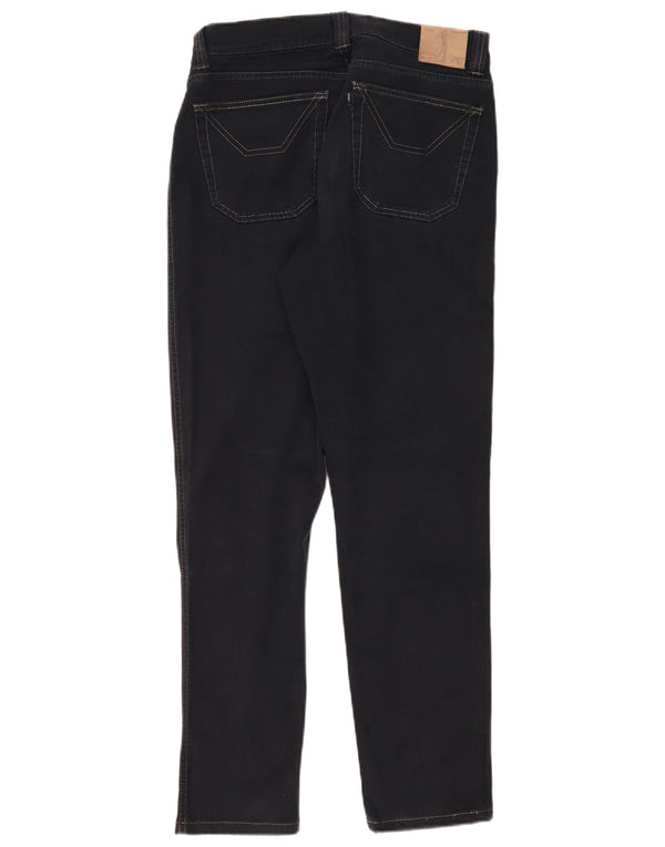 Jeckerson Mens Slim Jeans W33 L30 Navy Blue Cotton