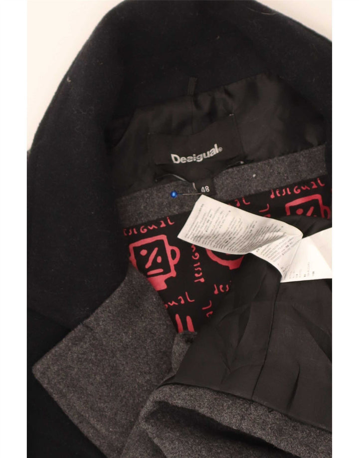 Ανδρικό πανωφόρι Desigual IT 48 Medium Grey Colourblock Polyester