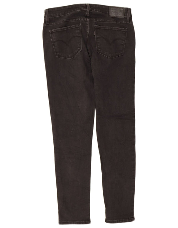 LEVI'S Γυναικείο 711 Skinny Jeans W27 L27 Μαύρο βαμβακερό