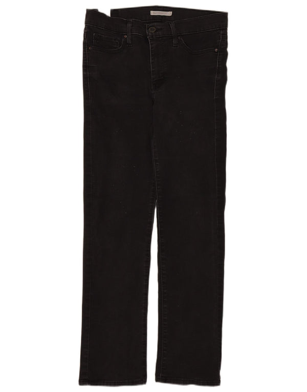 Levi's Womens 314 Shaping τζιν σορτς W29 L28 μαύρο βαμβακερό