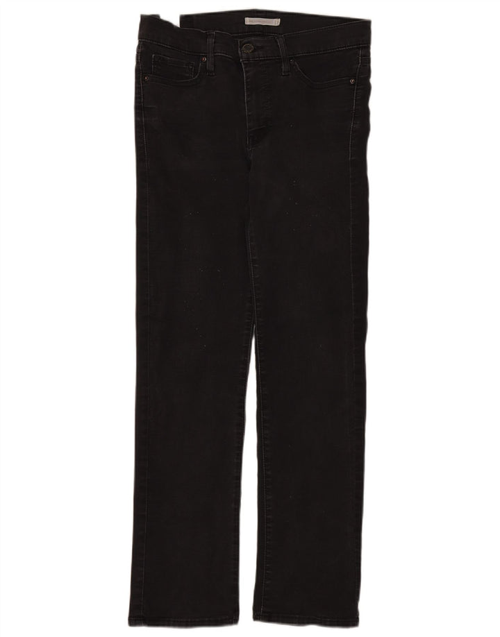 Levi's Womens 314 Shaping τζιν σορτς W29 L28 μαύρο βαμβακερό