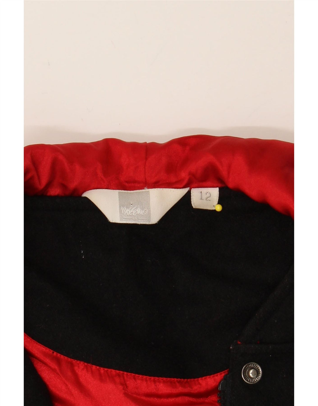 MOSSIMO Womens Hooded Overcoat US 12 Large Black Wool Vintage Mossimo and Second-Hand Mossimo from Messina Hembry 