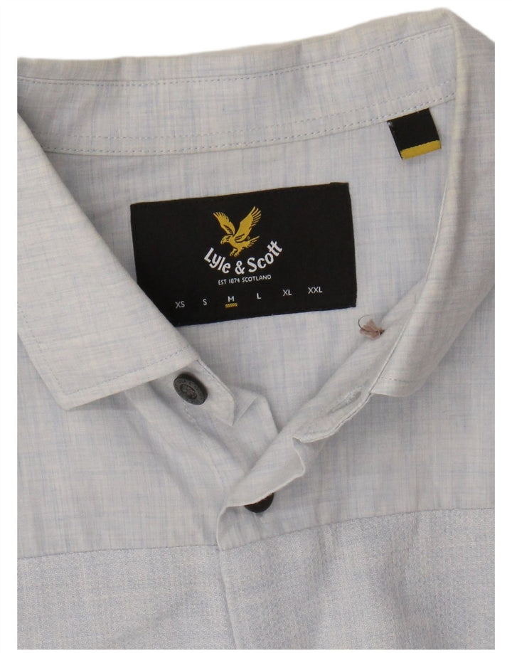 Ανδρικό πουκάμισο LYLE & SCOTT με μεσαίο μπλε ριγέ