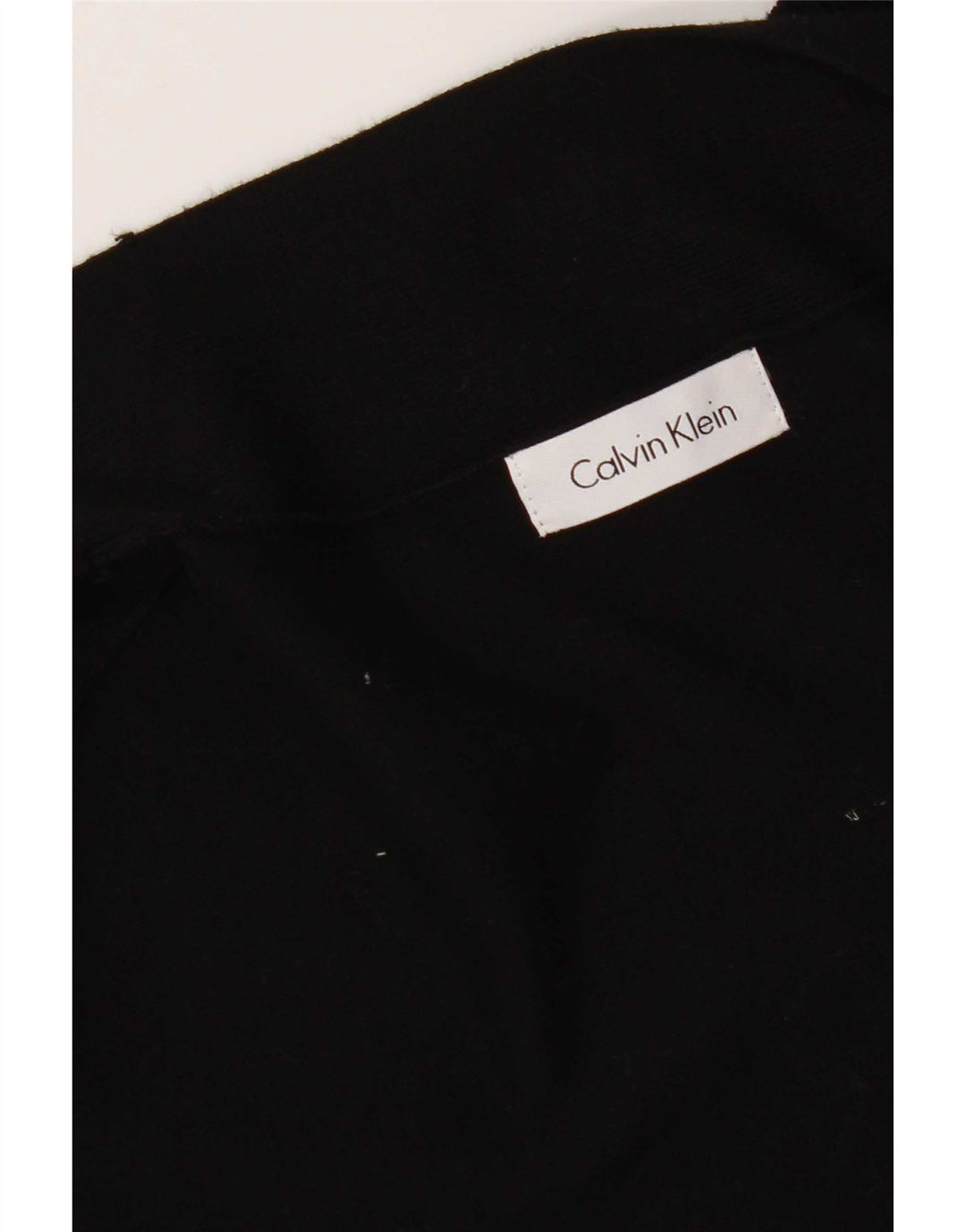 Calvin Klein Γυναικείο Crop Μακρυμάνικο UK 12 Medium Black