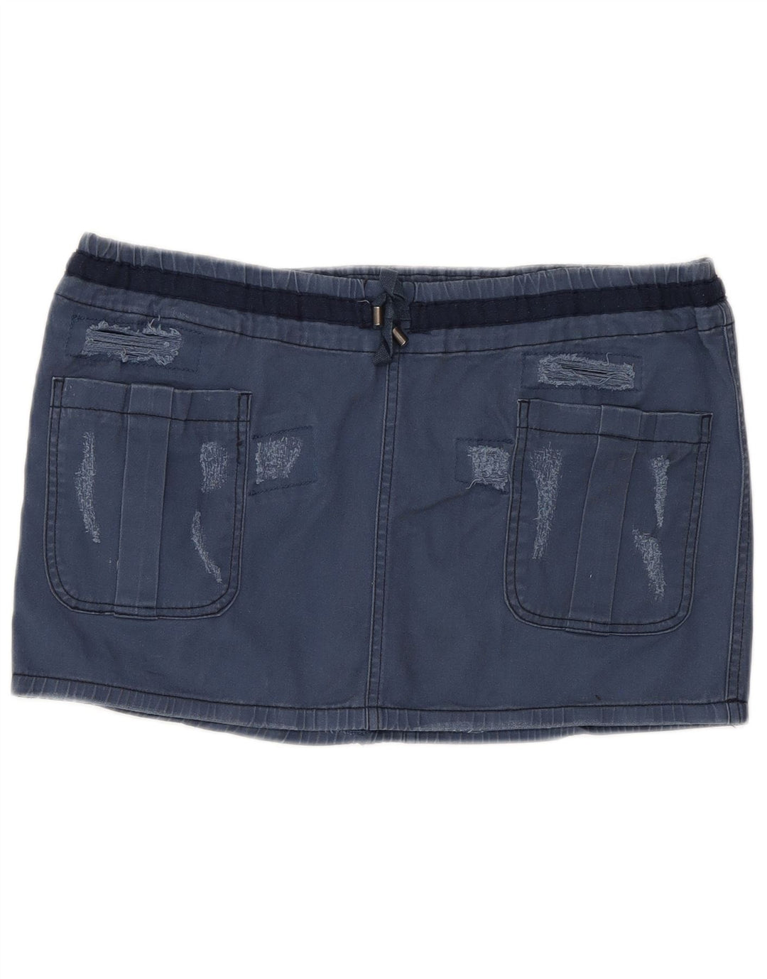 Γυναικεία Μίνι Φούστα Benetton IT 44 Medium W34 Navy Blue Cotton