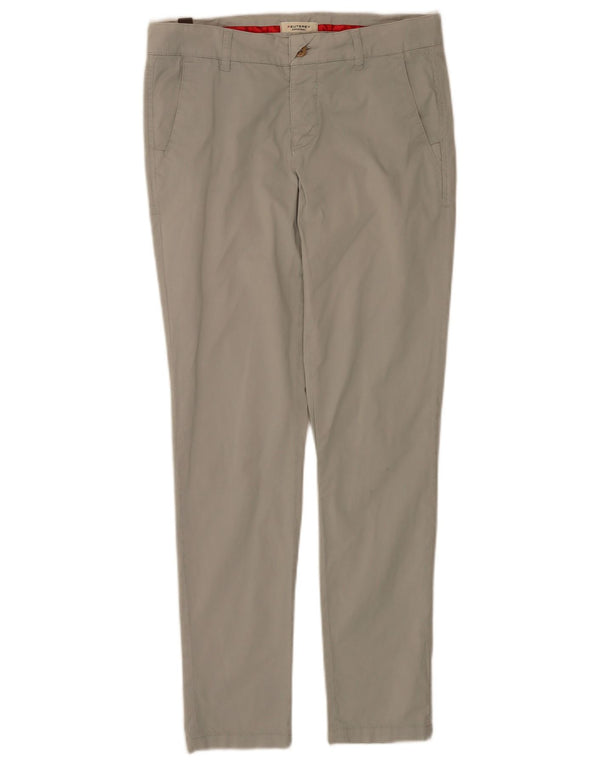 PEUTEREY Γυναικείο Slim παντελόνι Chino EU 40 Medium W30 L30 Γκρι βαμβακερό