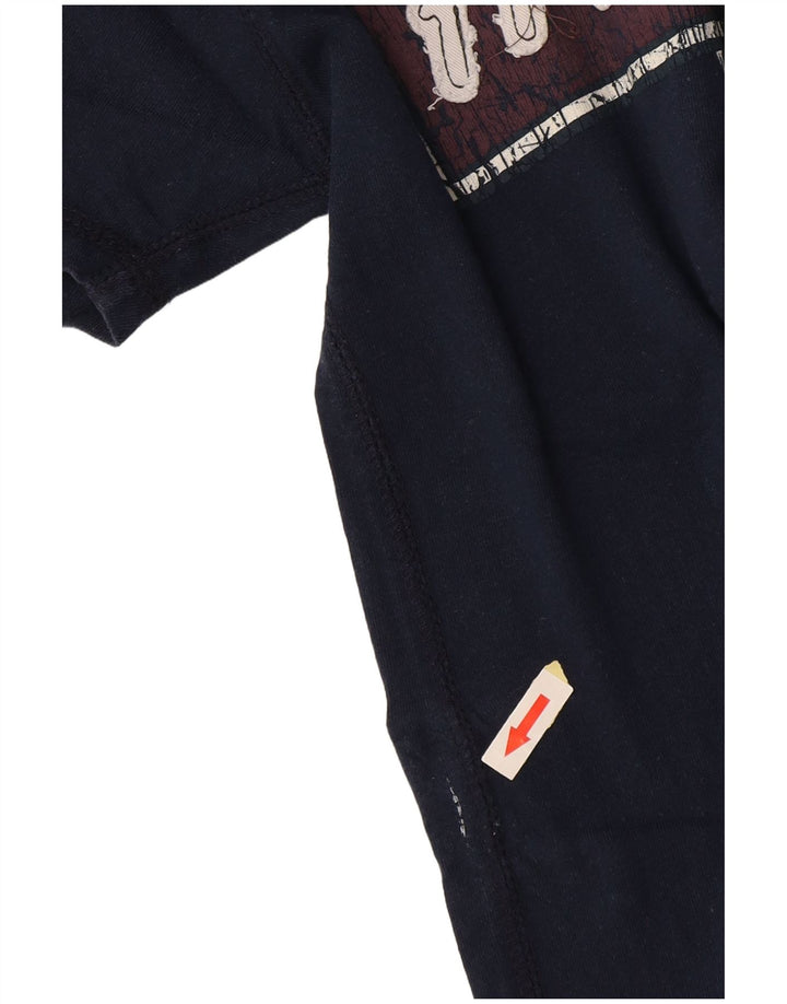 HARD ROCK CAFE Ανδρικό μπλουζάκι Florence γραφικό μπλουζάκι Μικρό μπλε ναυτικό βαμβακερό