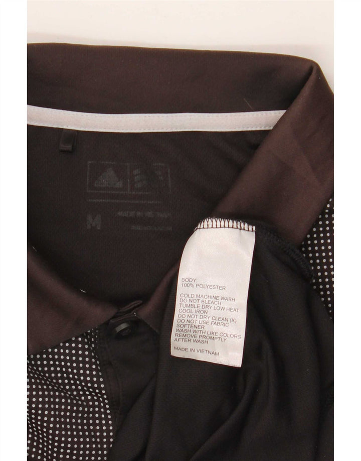 Ανδρικό πουκάμισο Adidas Polo Medium Black Colourblock Polyester