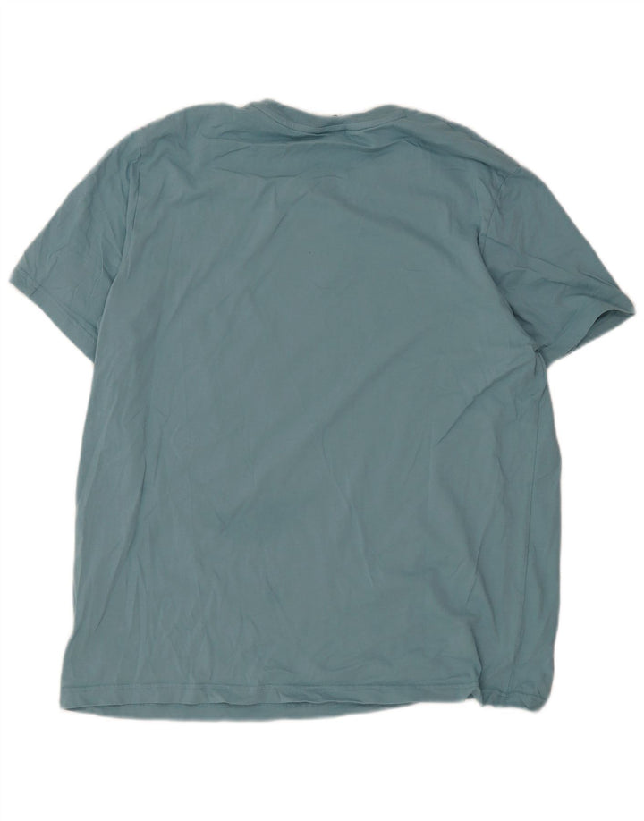 Ανδρικό γραφικό μπλουζάκι Nike 2XL Μπλε βαμβακερό