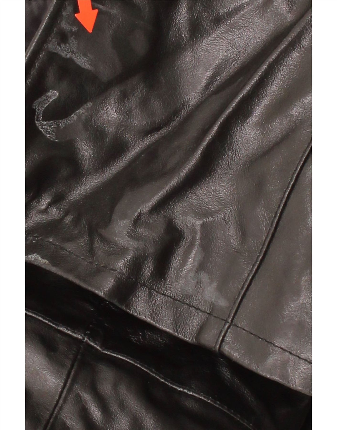 DALLAS Womens Leather Coat UK 18 XL Black Leather Vintage Dallas and Second-Hand Dallas from Messina Hembry 