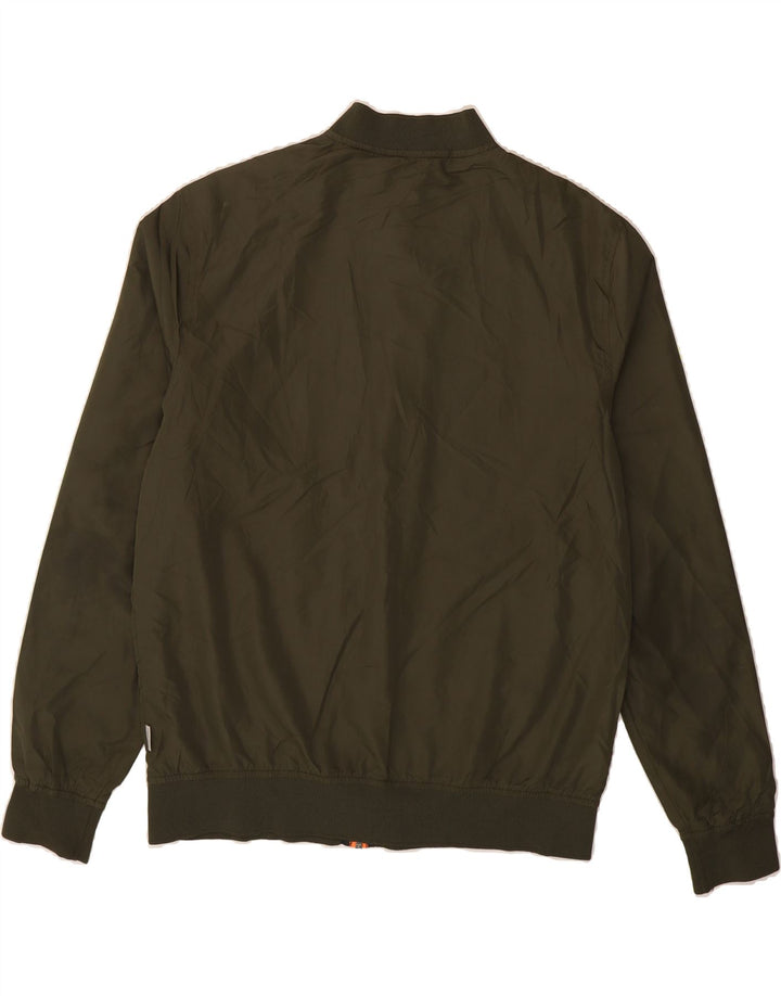 JACK & JONES Mens Tracksuit Top Jacket Medium Khaki Polyester Vintage Jack & Jones and Second-Hand Jack & Jones from Messina Hembry 