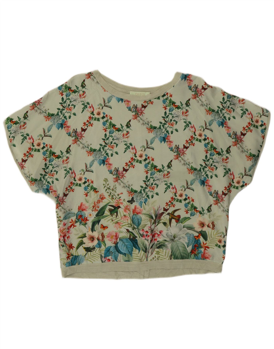 Γυναικεία μπλούζα Oasis Top UK 10 Small Green Floral