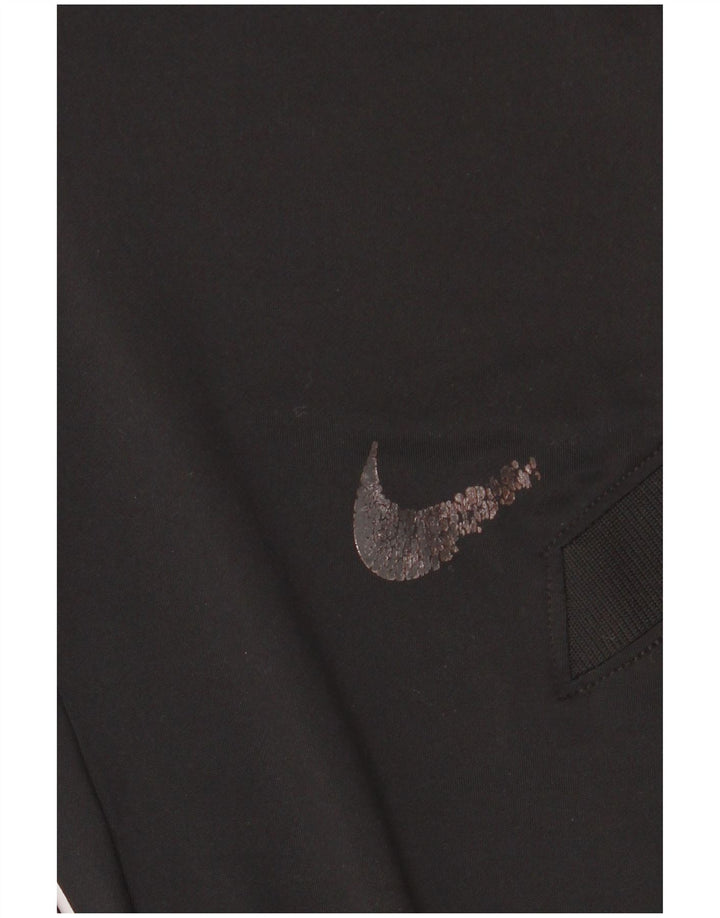 Ανδρικό παντελόνι αθλητικής φόρμας Nike Dri Fit Μικρό μαύρο πολυεστέρα