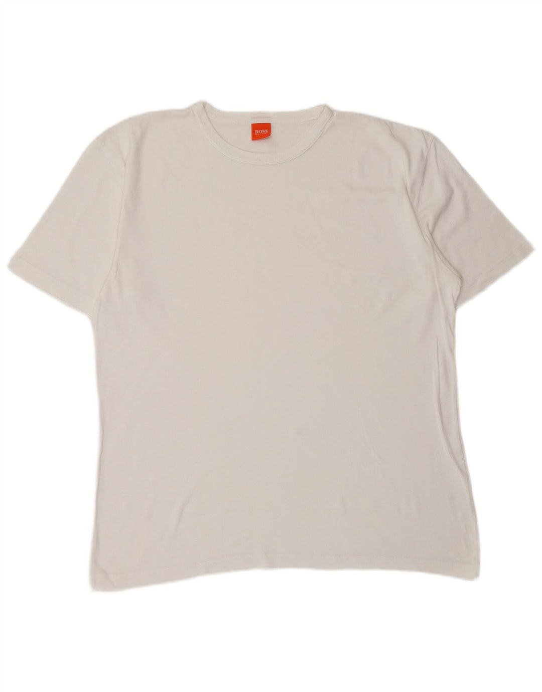 Ανδρικό T-Shirt HUGO BOSS Top XL Λευκό βαμβακερό