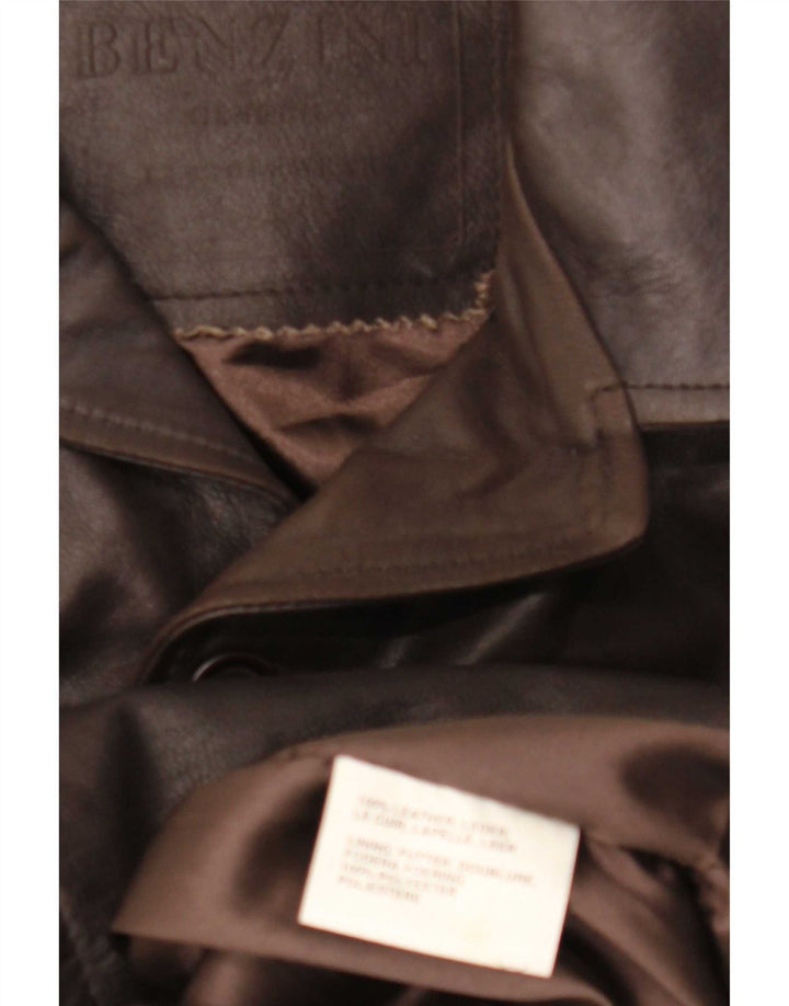 Vintage Ανδρικό Δερμάτινο Μπουφάν UK 42 XL Καφέ