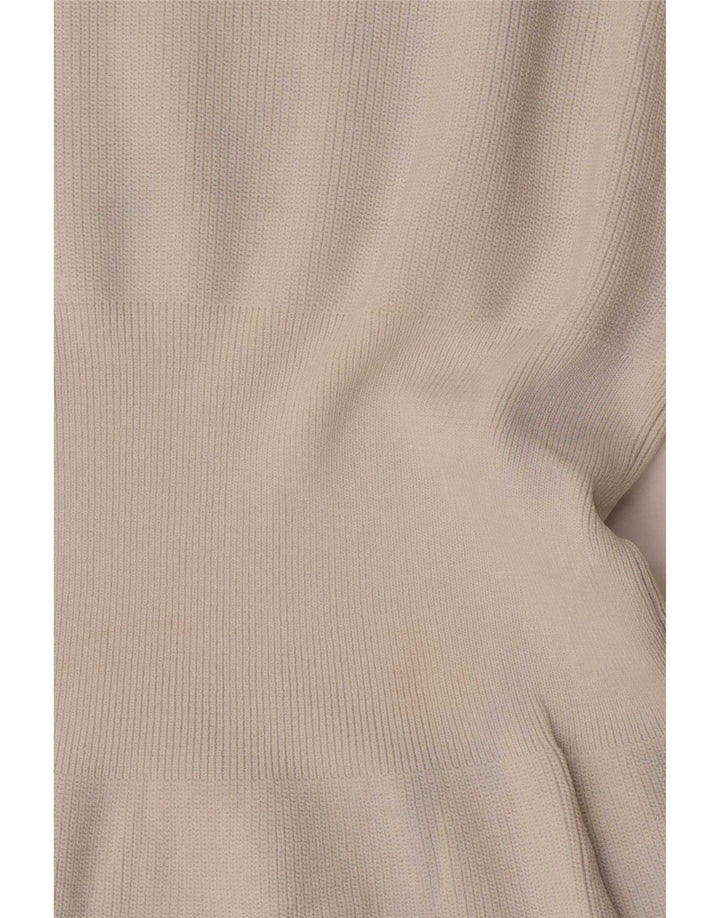 Zara Γυναικείο τοπ μακρυμάνικο UK 10 Small Beige