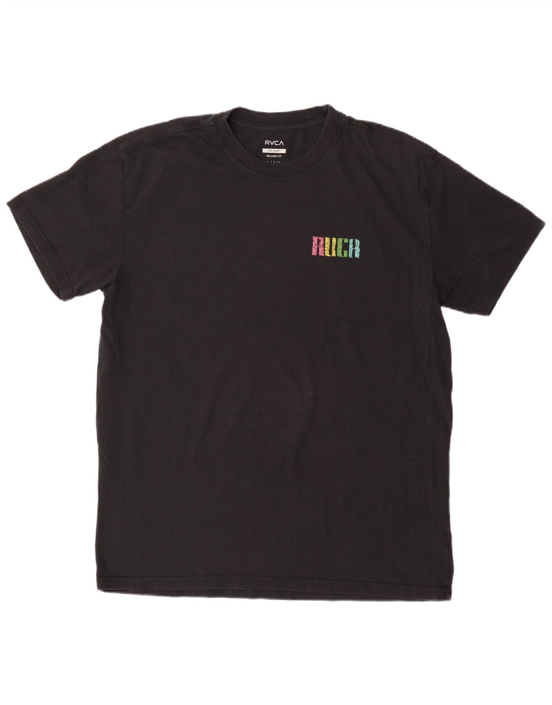 Ανδρικό T-Shirt RVCA Relaxed Fit Top Large Μαύρο