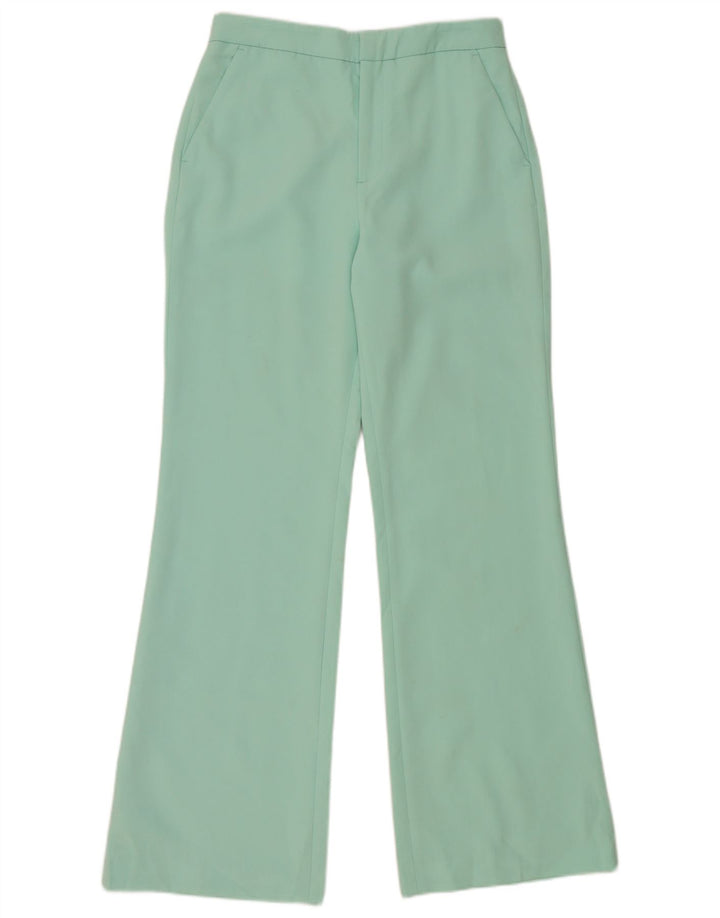 Zara Γυναικείο Bootcut Casual Παντελόνι Small W26 L31 Green
