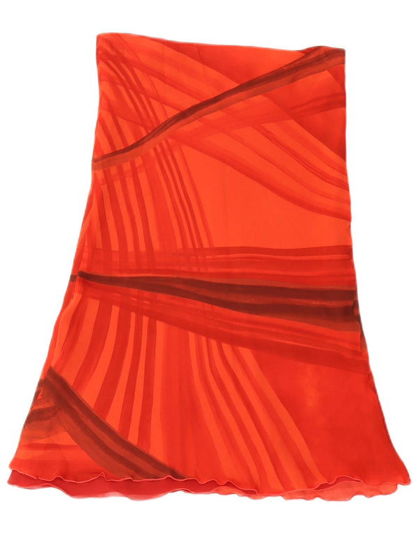 Dream γυναικεία φούστα A-Line UK 8 Small W27 Red Ride Viscose