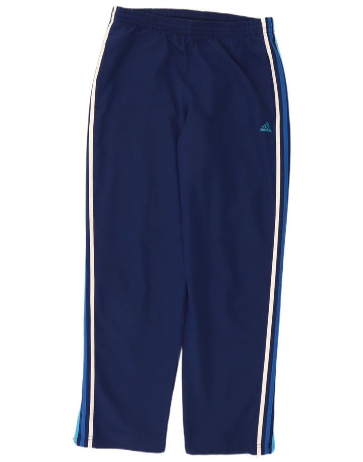 Ανδρική αθλητική φόρμα Adidas Climalite Παντελόνι μεσαίου μπλε ναυτικού πολυεστέρα
