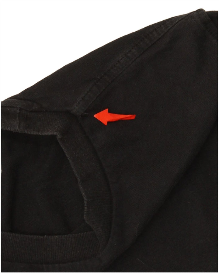 Ανδρικό γραφικό T-Shirt Adidas Top Μεσαίο μαύρο βαμβακερό