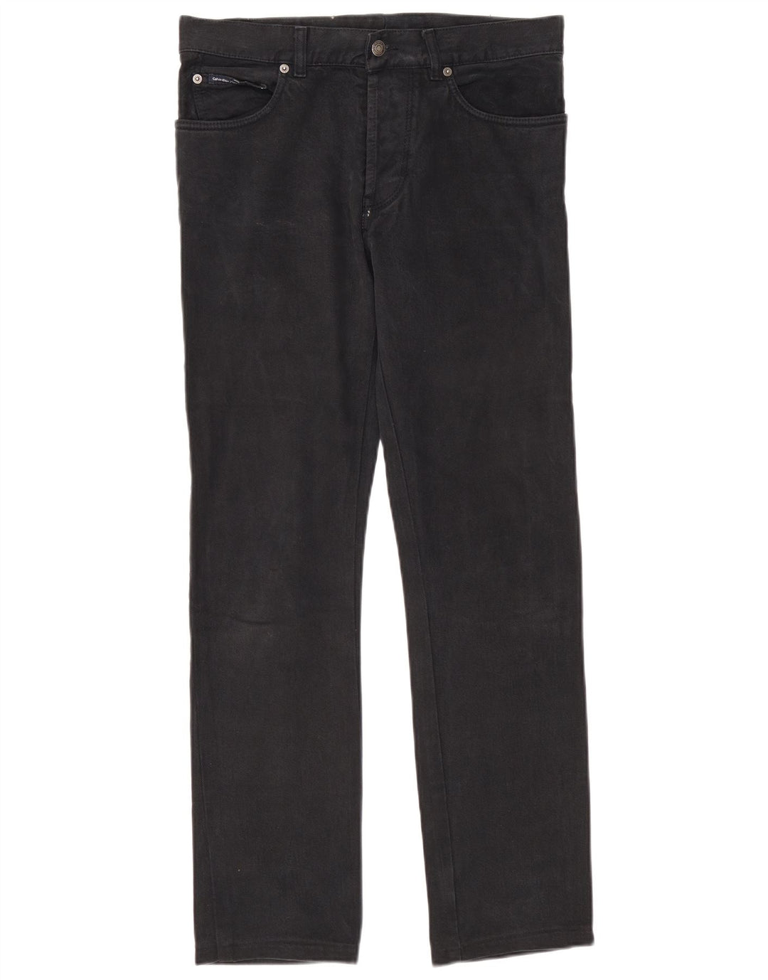 Ανδρικό τζιν ίσιο Calvin Klein W32 L30 Μαύρο