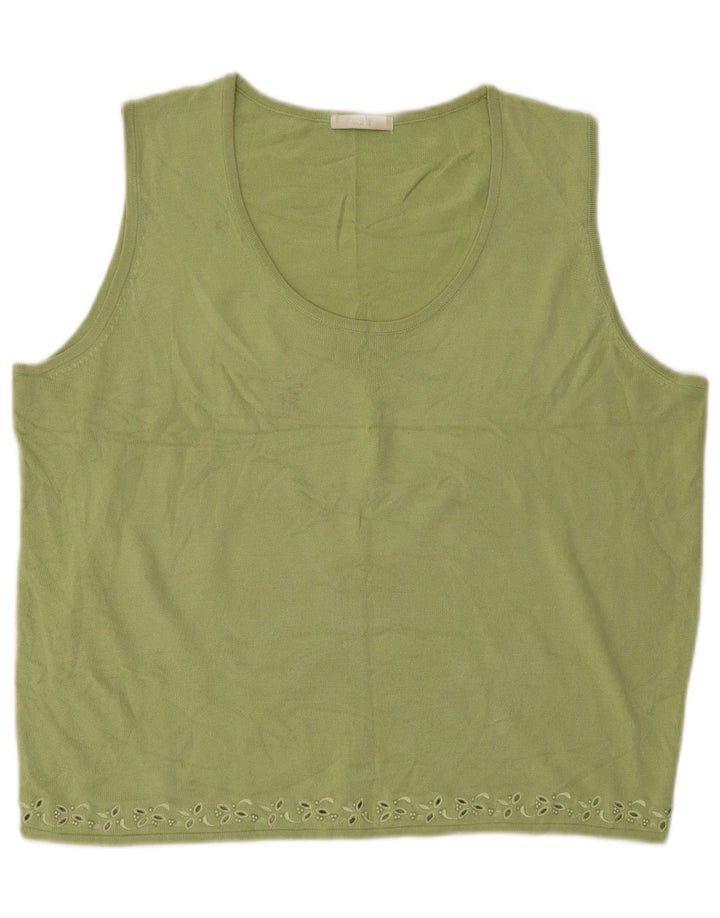 MARKS & SPENCER Γυναικείο Γιλέκο Μεγάλου Τόπ UK 18 XL Πράσινο