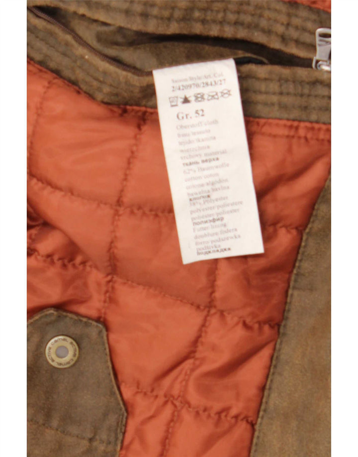 Camel Active Ανδρικό Στρατιωτικό Μπουφάν IT 52 XL Καφέ Βαμβακερό
