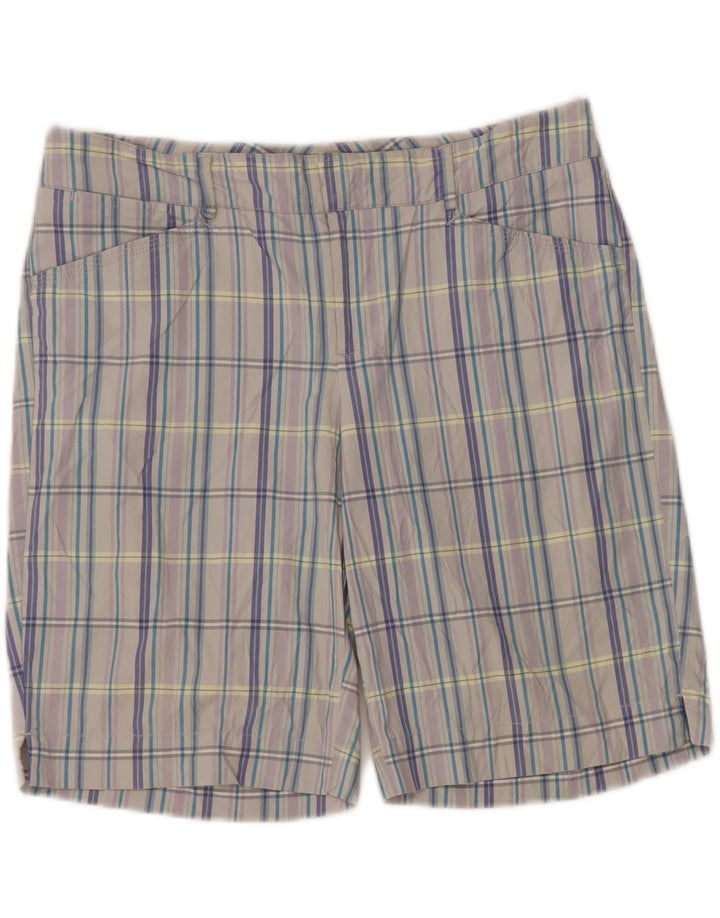 DOCKERS Γυναικείο σορτς casual US 8 Μεσαίο W34 Γκρι βαμβακερό