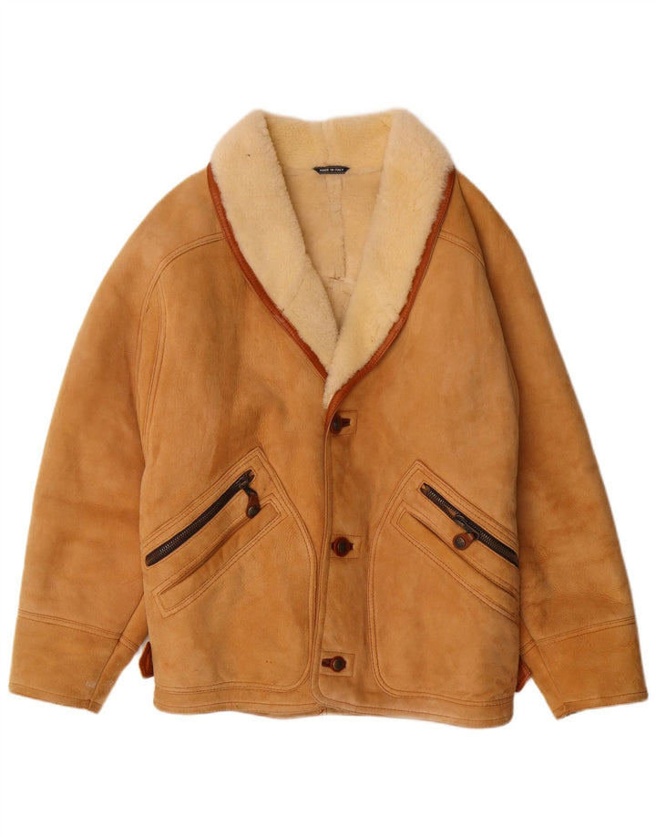 Ανδρικό μπουφάν DIBI Uomo Shearling IT 46 Small Beige Shearling Classic