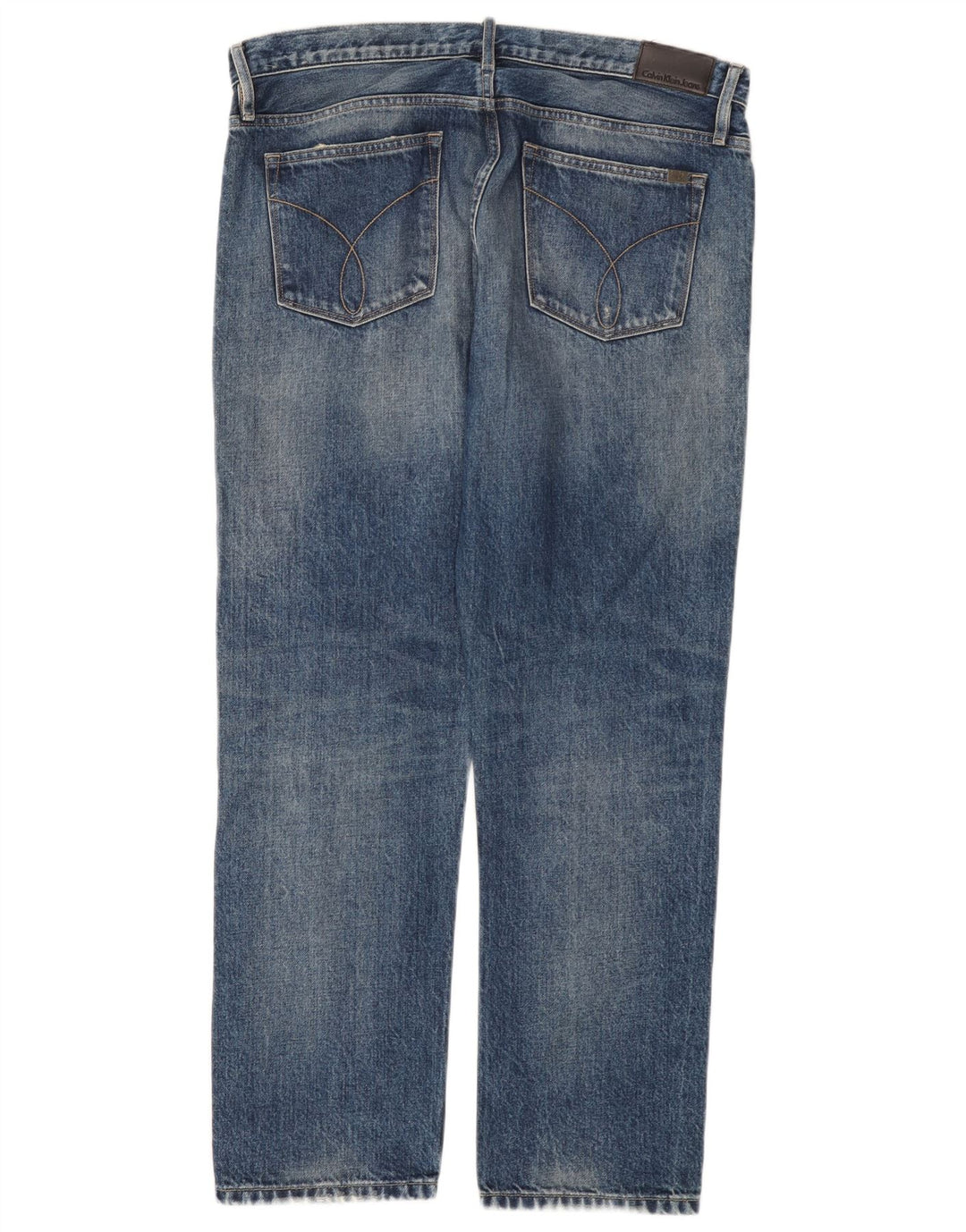CALVIN KLEIN Ανδρικό Boyfriend Distressed Straight Jeans W30 L30 Μπλε βαμβακερό