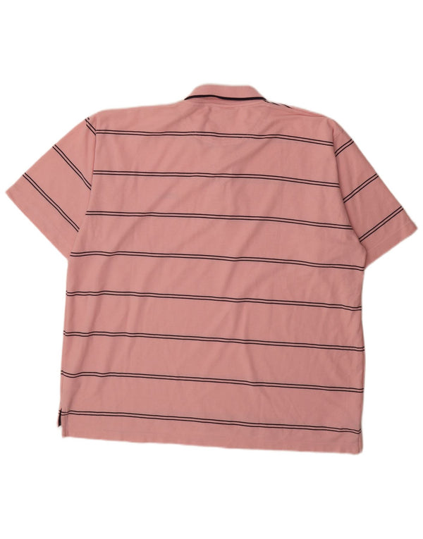 Ανδρικό πουκάμισο Umbro Polo 2XL Ροζ Ριγέ Πολυεστέρας