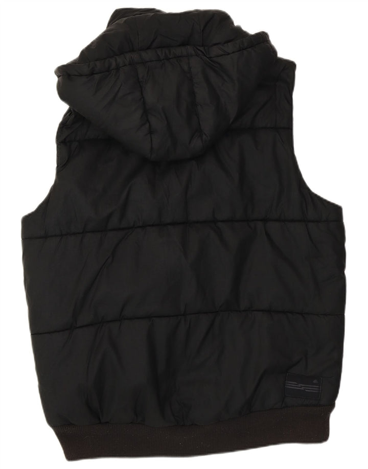 Adidas Ανδρικό padded Gilet UK 38 Medium Black Polyester