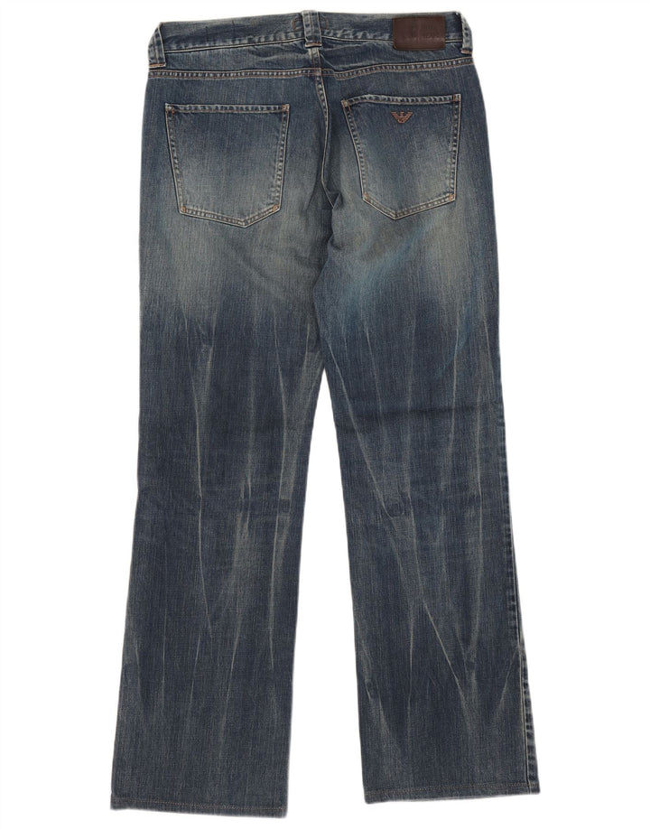 Ανδρικό τζιν μποτάκι ARMANI Regular Fit W33 L32 Μπλε βαμβακερό