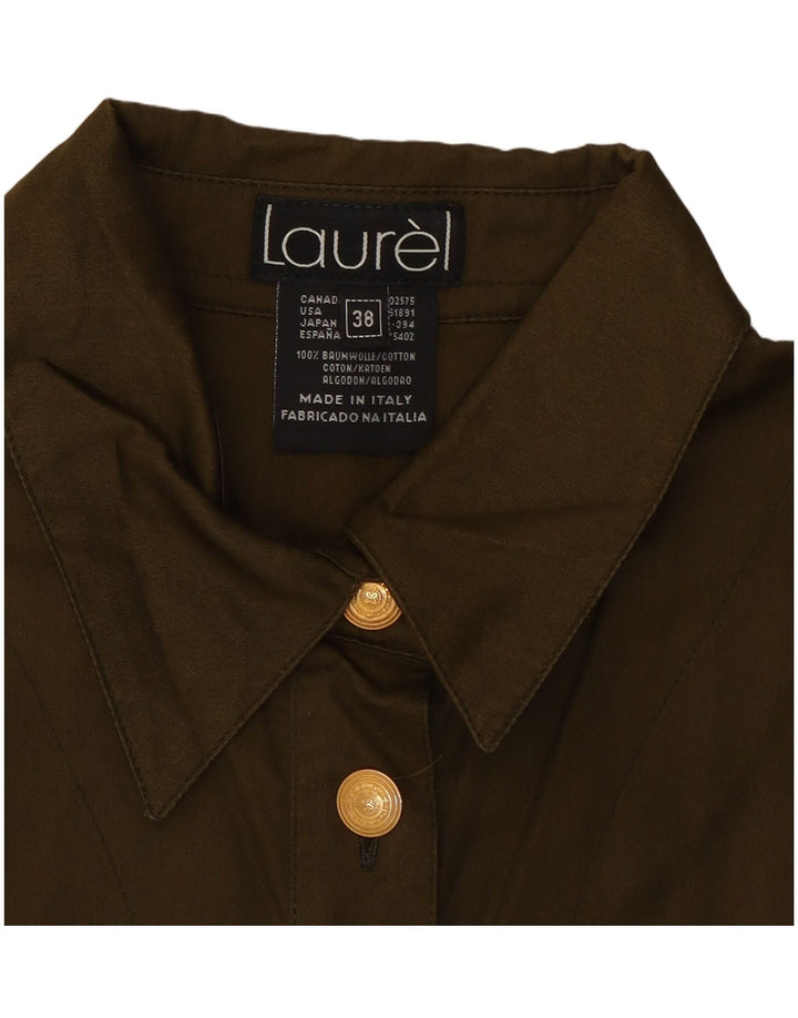 Γυναικείο πουκάμισο Laurel Oversized EU 38 XS Χακί βαμβακερό