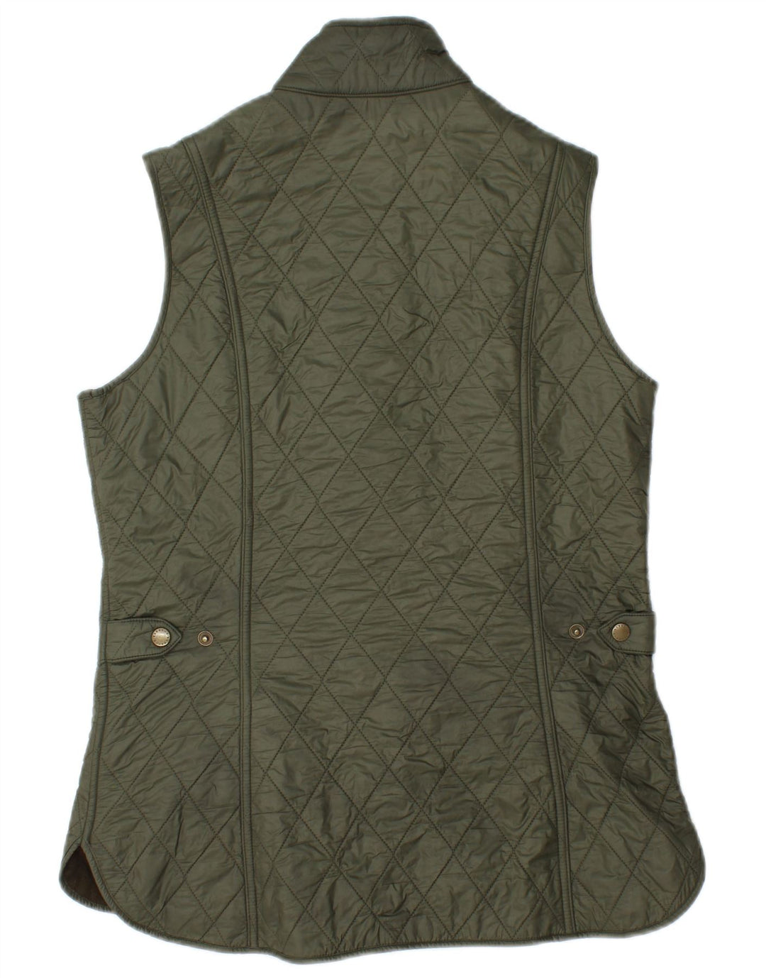 BARBOUR Γυναικείο καπιτονέ Gilet UK 12 Medium Khaki Polyamide