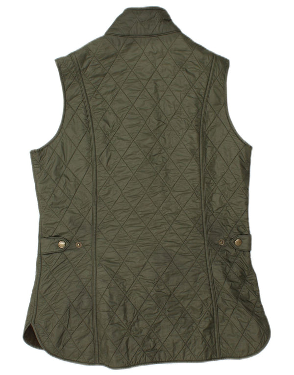 BARBOUR Γυναικείο καπιτονέ Gilet UK 12 Medium Khaki Polyamide