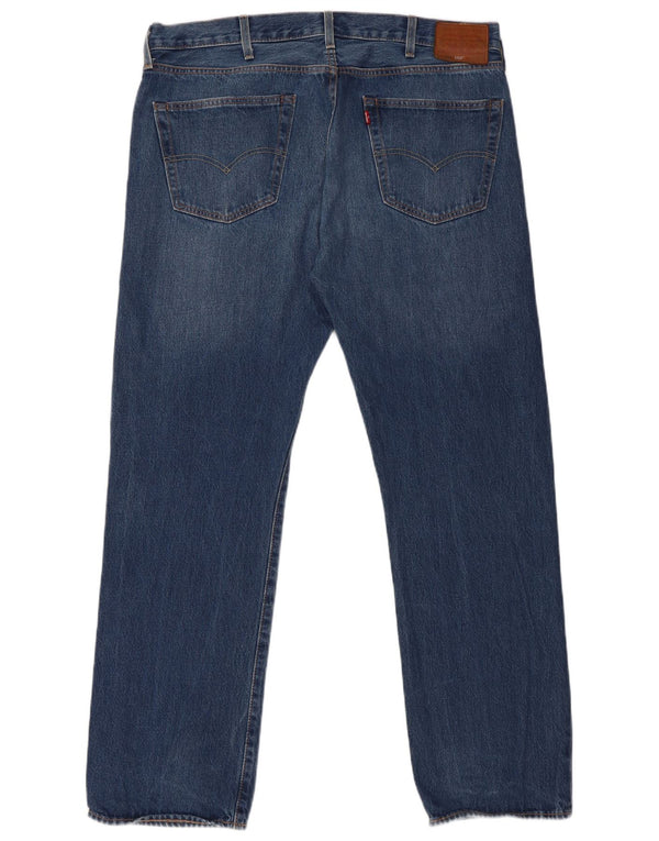 LEVI'S Ανδρικό τζιν 501 ίσιο W38 L32 Μπλε βαμβακερό