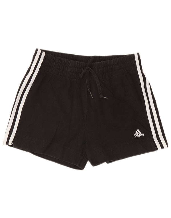 Γυναικείο αθλητικό σορτς Adidas UK 4/6 XS μαύρο βαμβακερό