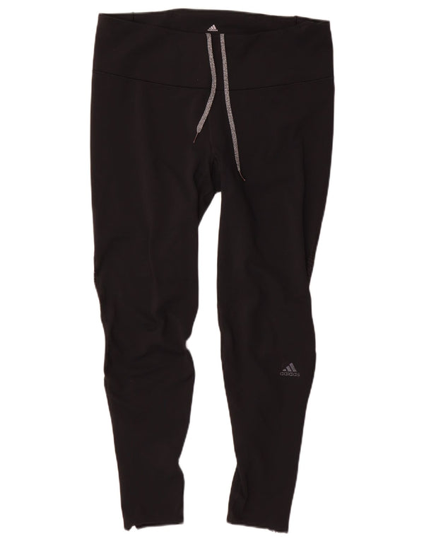 Γυναικεία Adidas Climacool γραφικά κολάν UK 16/18 μεγάλο μαύρο πολυεστέρα