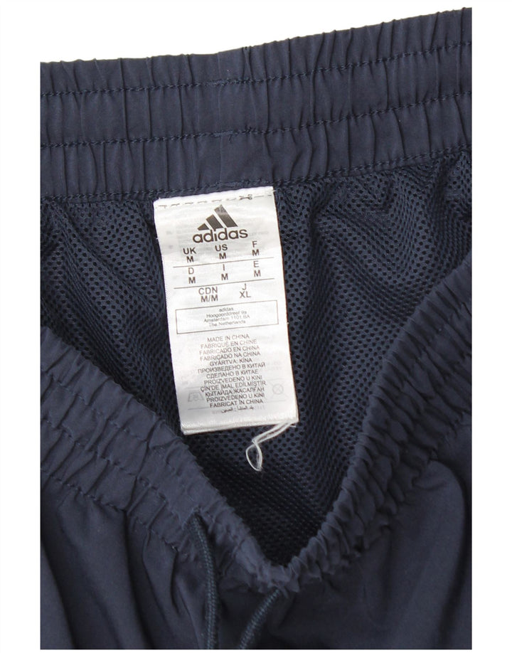 Ανδρικό αθλητικό σορτς Adidas από μεσαίο μπλε ναυτικό πολυεστέρα
