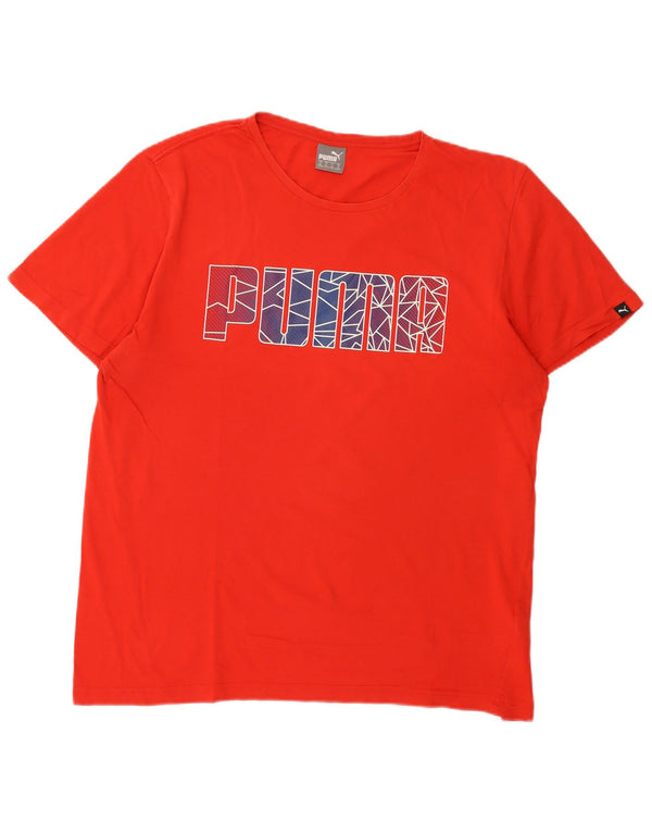 Ανδρικό γραφικό T-Shirt Puma XL Κόκκινο βαμβακερό