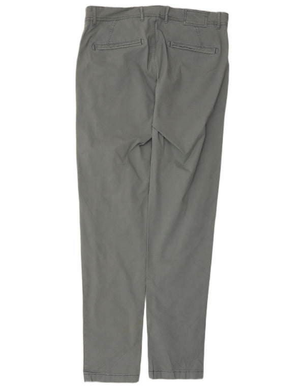 Zara Ανδρικό ίσιο παντελόνι Chino EU 42 Large W32 L31 Μπλε βαμβακερό
