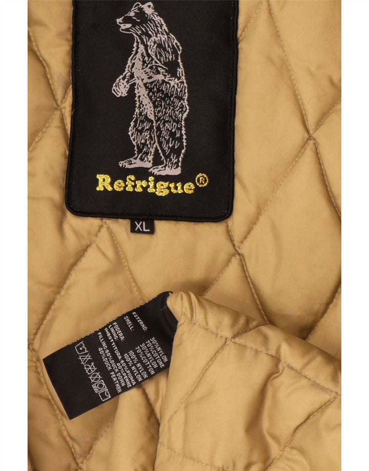 Ανδρικό μπουφάν Refrigue UK 42 XL Beige Nylon