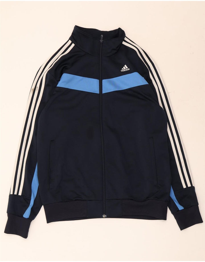 Ανδρική αθλητική φόρμα Adidas Top Jacket Medium Navy Blue Colourblock Polyester