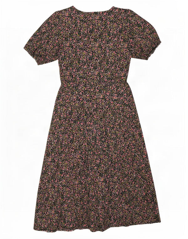 Marks & Spencer Γυναικείο Φόρεμα A-Line UK 10 Small πολύχρωμο Floral