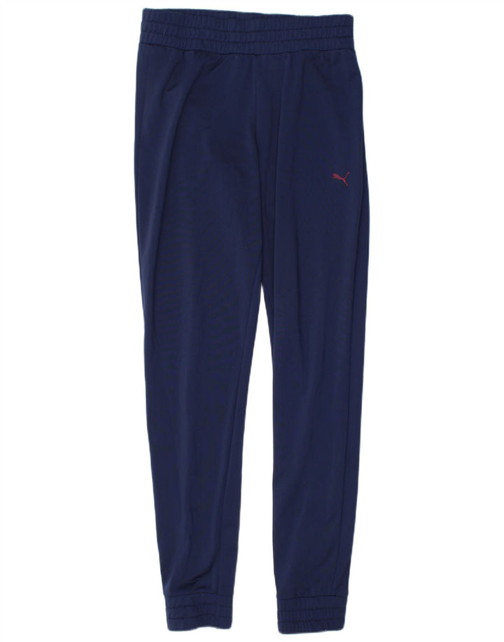 Puma γυναικεία αθλητική φόρμα παντελόνι Joggers UK 10 Small Navy Blue Polyester