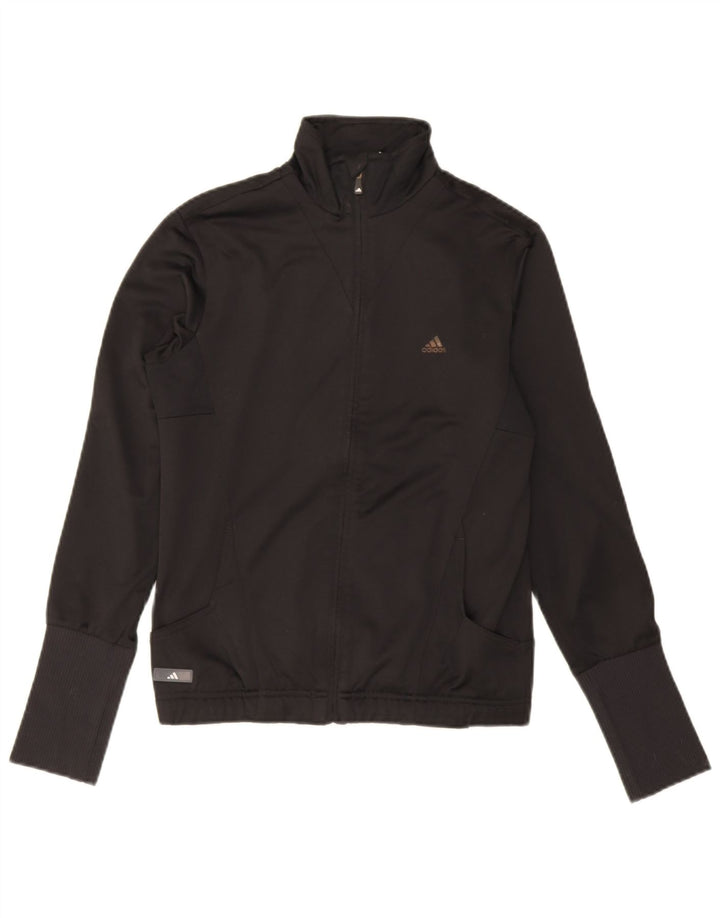 Γυναικεία αθλητική φόρμα Adidas Top Jacket UK 12 Medium Black Polyester