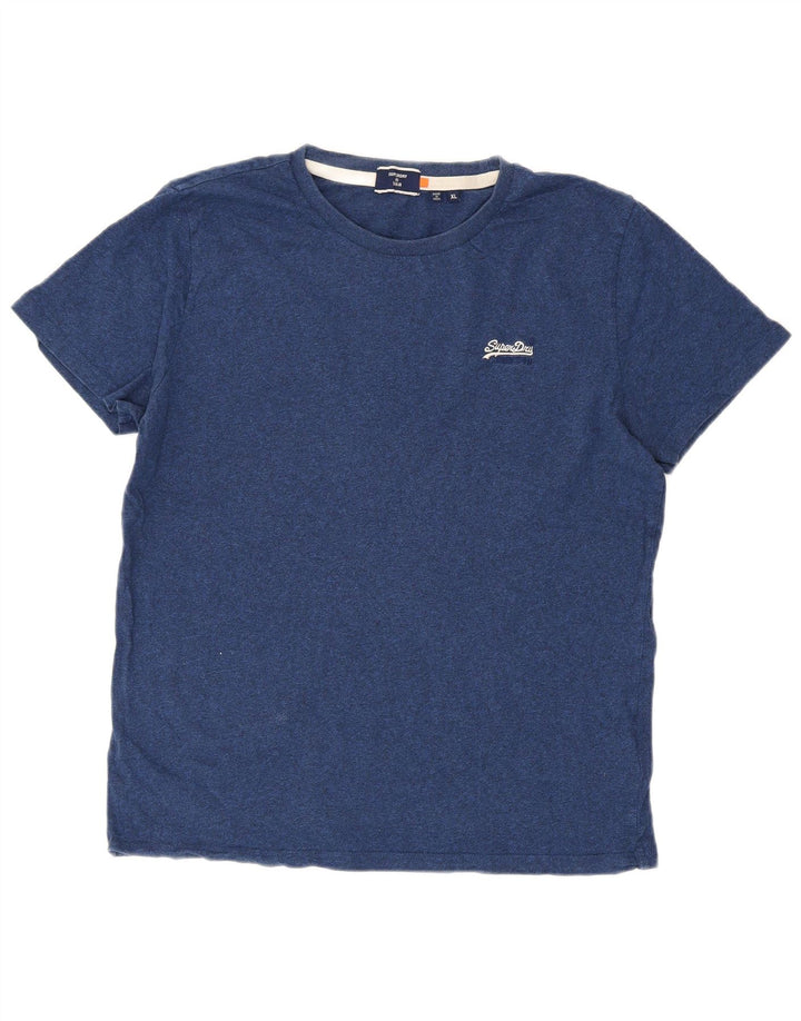 Ανδρικό T-Shirt Superdry Top XL Navy Blue Cotton